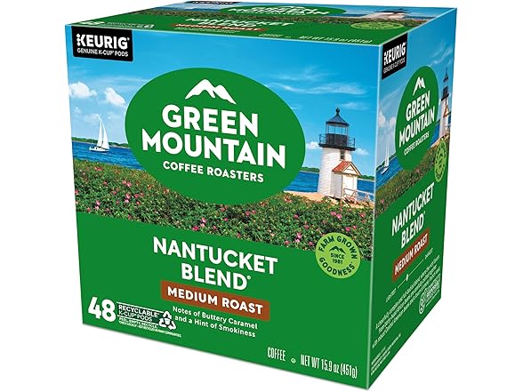 48CT Green Mountain Coffee Roasters Nantucket Blend
