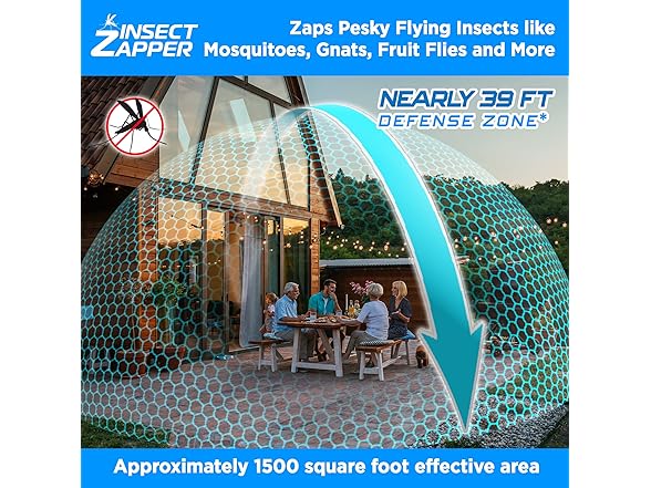 Livin’ Well Blue Bug Zapper Indoor Outdoor