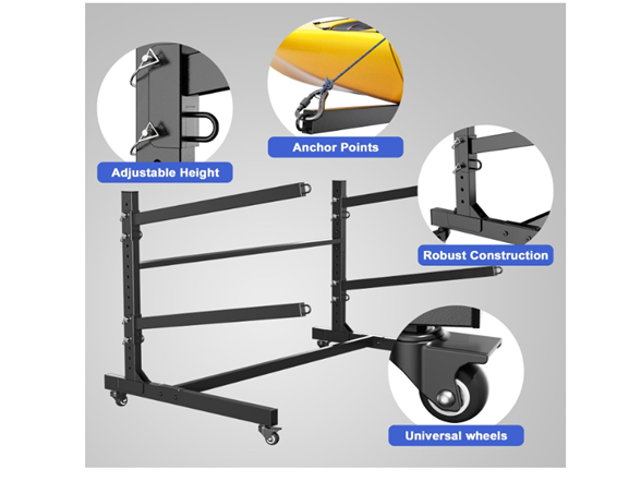 Baotree 2 Levels Kayak Storage Rack