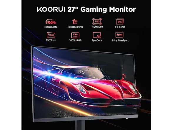 KOORUI 27" Gaming Monitor