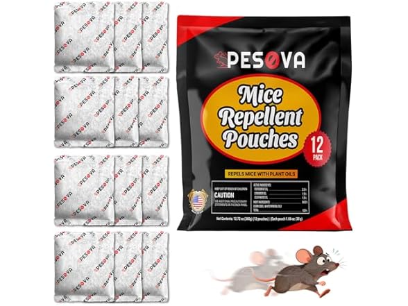 Pesova Natural Rodent Repellent for Home