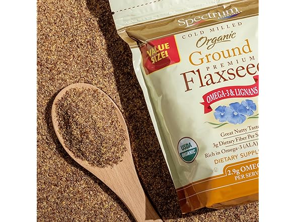 Spectrum Essentials Organic Ground Flaxseed