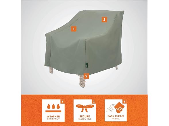 Modern Leisure Basics Patio Chair Cover - Gallery 3