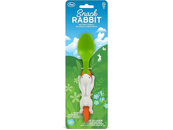 SNACK RABBIT Nesting Kids Utensils