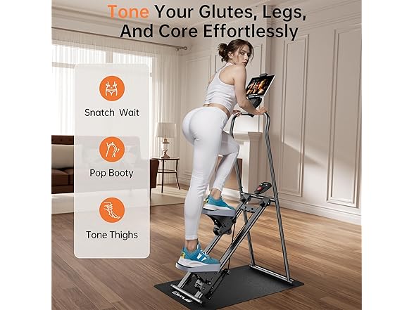 seanleecore Stair Stepper Machine for Home with Device Holde (Open Box)