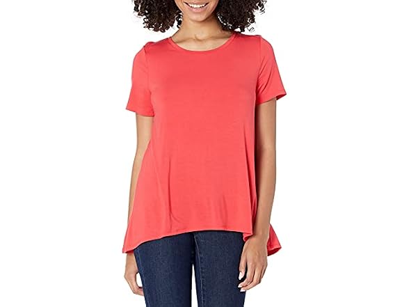 Amazon Essentials Women Relaxed-Fit V-Neck Shirt