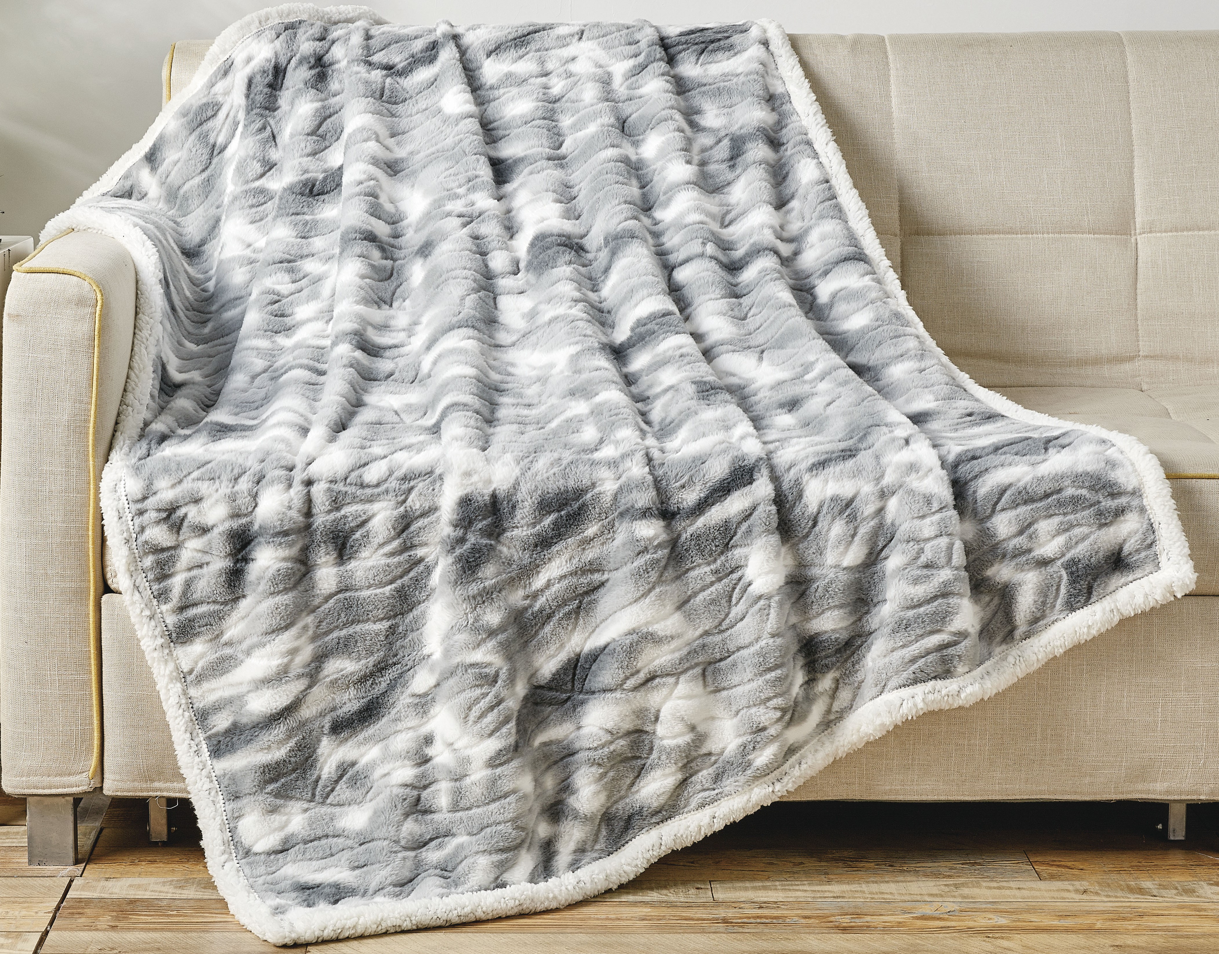 Noble House 2Pk Alaska Sherpa Throw/Blankets - Gallery 11