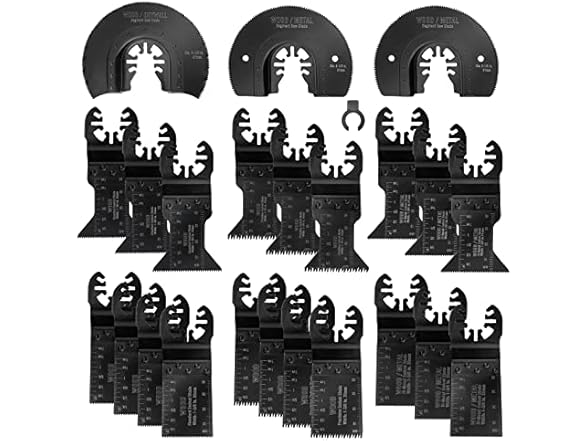 WORKPRO 23-Piece MetalWood Oscillating Khaki