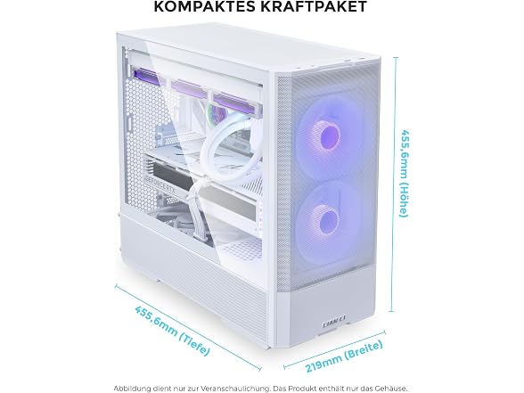 Lian Li Lancool 207 White Cabinet with