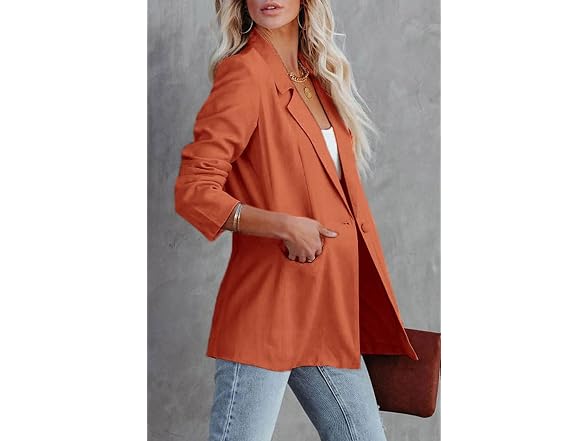Prettygarden Women (L) Casual Blazers Long Jackets