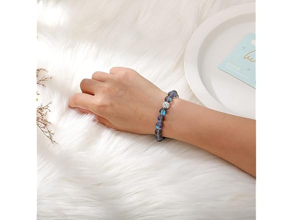 Mystic Mermaid Glass Charm Bracelet