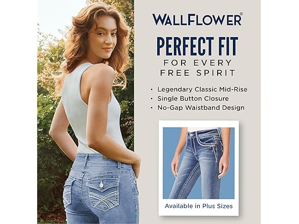 WallFlower Bootcut Jeans Jenna (24+S)