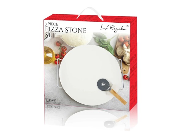 Le Regalo 3 Piece Pizza Stone Set