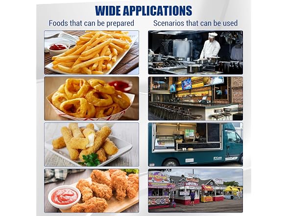 Professional Electric Deep Fryer for Home 8L