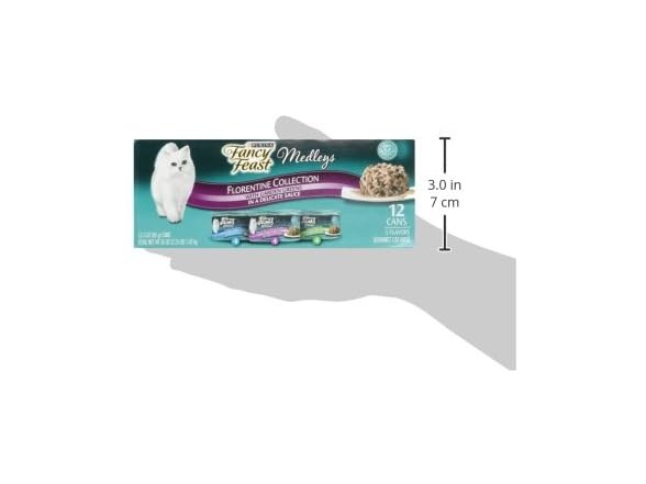 12Pk Purina Fancy Feast Wet Cat Food Medleys