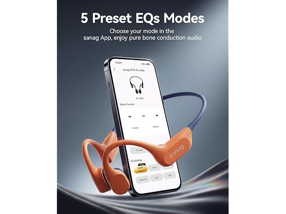 Sanag IPX8 Swim Bone Conduction Earbuds