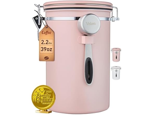 Veken Coffee Canister with Window