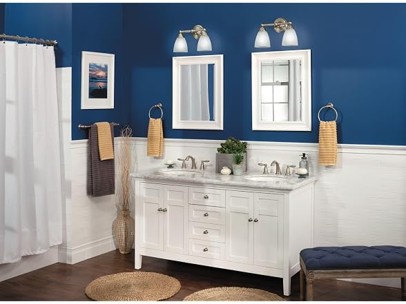 Moen Brantford Brushed Nickel 24-In Single Towel Bar
