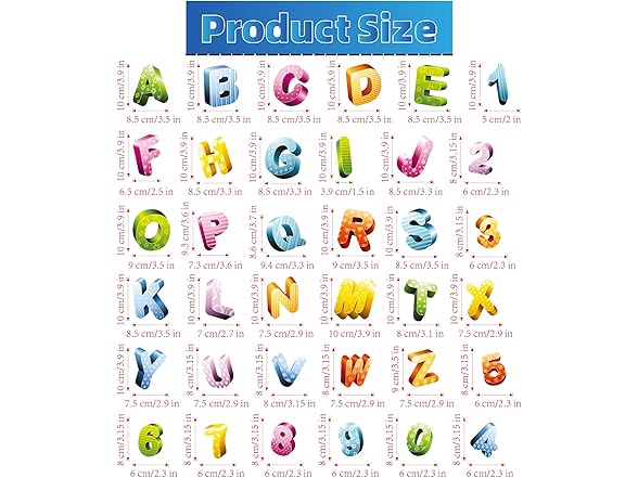 Alphabet Wall Decals ABC Stickers