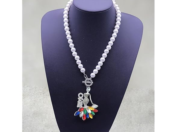 Masonic Pearl Star Necklace