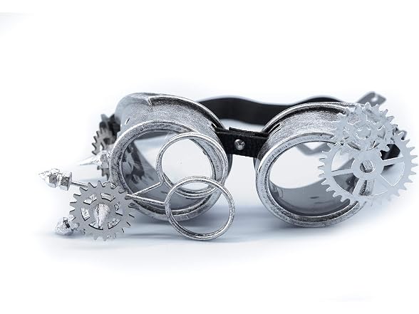 Arsimus (OS) Steampunk Goggles Gears Lenses
