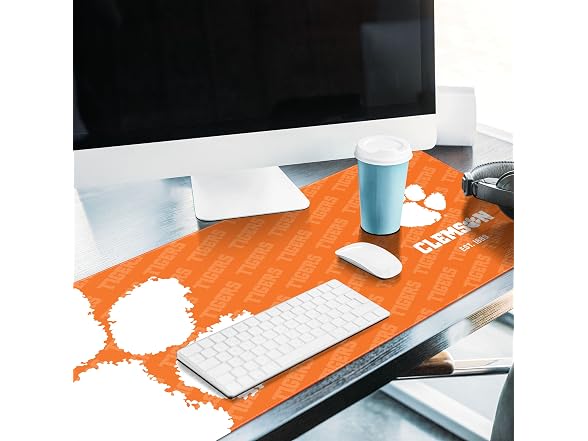 YouTheFan NCAA Clemson Tigers Logo Series Desk Pad