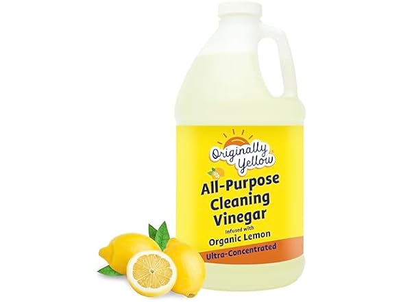 Originally Yellow, Distilled White Vinegar for Cleaning