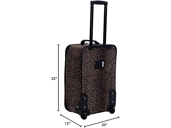 Rockland Vara Softside 3-Piece Upright Luggage Set