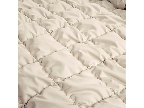 Lush Decor Puff Quilted Comforter Set, 3 Piece Set, Full/Queen