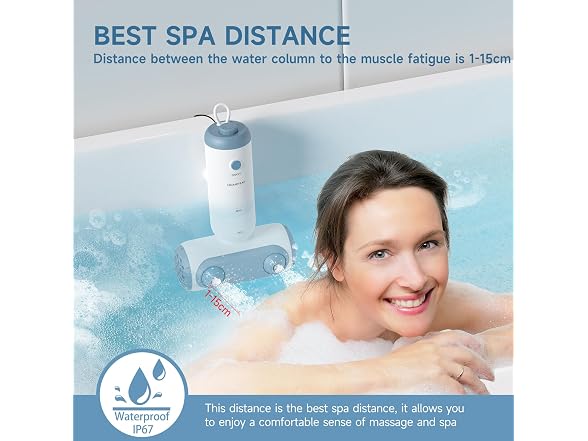 Portable Jets for Tub, Dual Mode Bubble