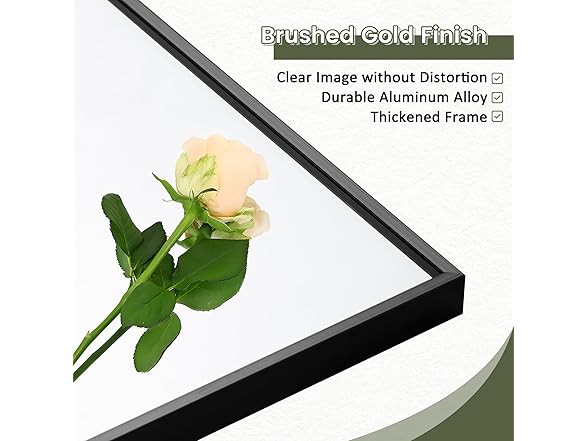NicBex Full Length Mirror w/Stand, 64"x24"
