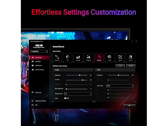 ASUS XG32WCS 31.5 ASUS 24 IPS 75Hz Monitor (VA24DQSB) - Adju