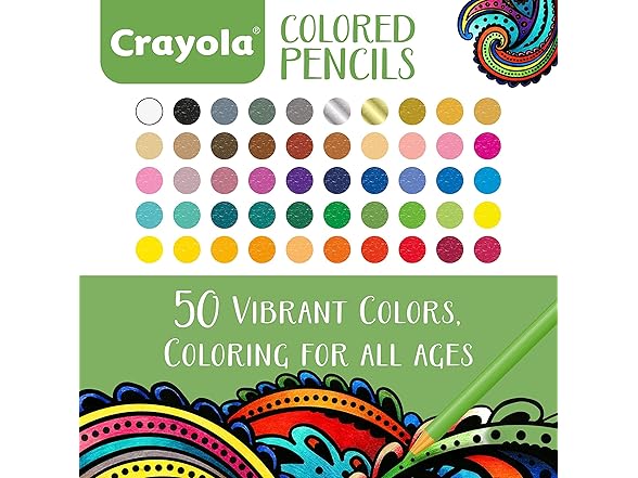 Colored Pencils For Adults (50ct)