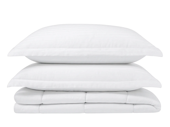 Luxurious 3-Pc Comforter Set All-Season Bedding