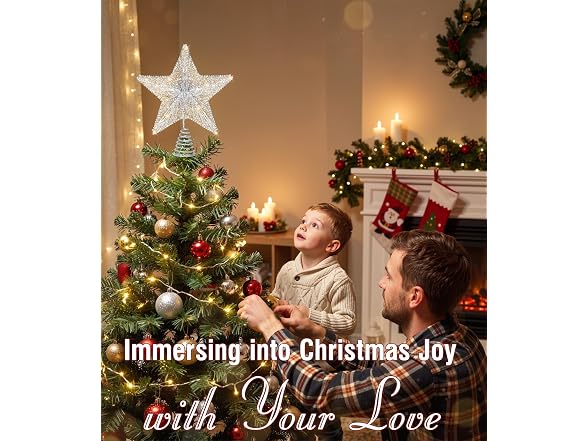 Luxspire Christmas Tree Topper