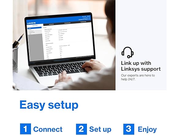 Linksys E5350 Linksys WiFi Dual-Band Router (Open Box)