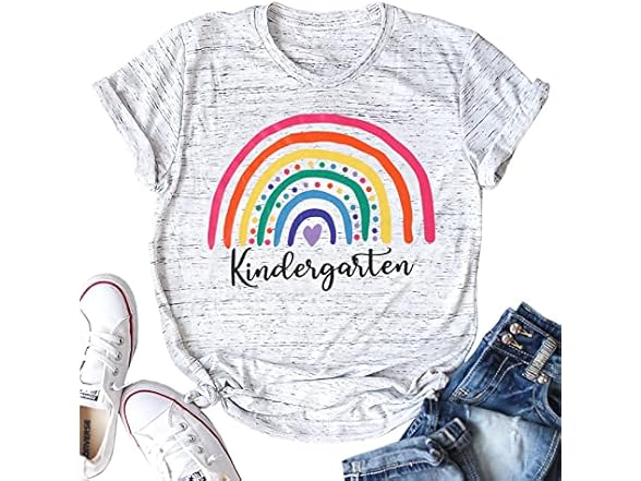 Kindergarten Crew Teacher Shirt Women