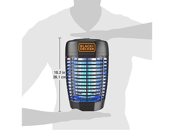 BLACK+DECKER Bug Zapper- Mosquito Repellent Outdoor