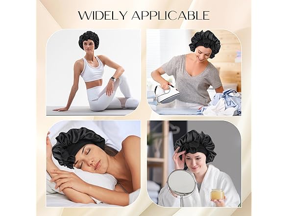 Flaviao Silk Bonnet for Sleeping