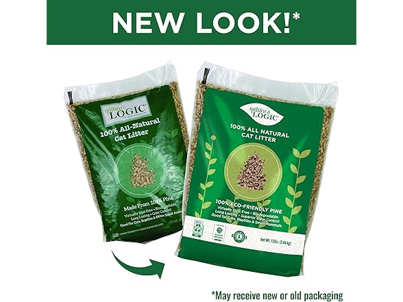 NATURE'S LOGIC 100% Natural Pine Pellet Litter