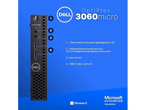 Dell OptiPlex 3060 Mini Desktop 16GB 500GB