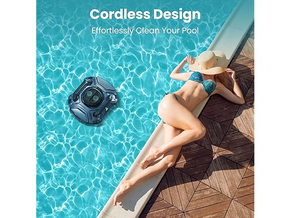 HICHEE Cordless Pool Vacuum Robot - Gallery 4