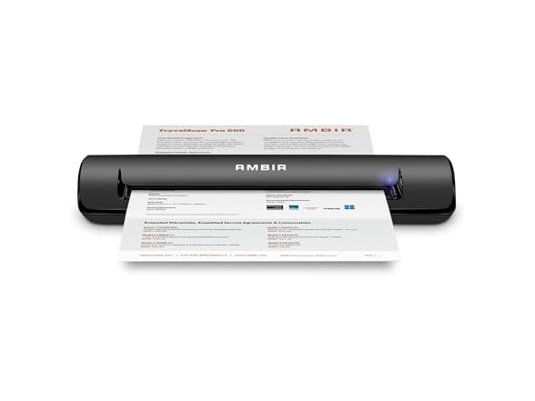 Ambir TravelScan Pro 600 Document Scanner