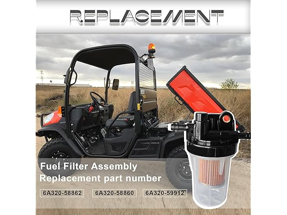 ZOKYUYS Fuel Filter Kubota 6A320