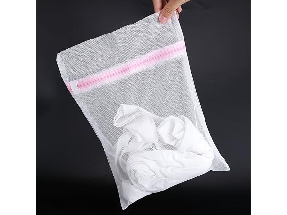 2 Mesh Laundry Bags for Delicate Garments