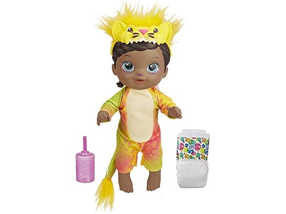 Baby Alive Rainbow Wildcats Doll, Lion