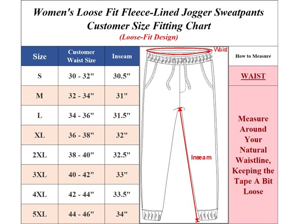 3Pk Asst Womens Loose Fit Fleece Joggers