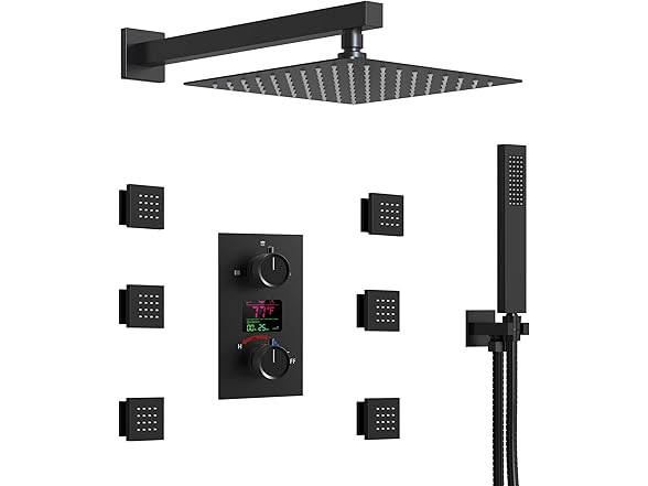 EVERSTEIN SFS-1014 12" Shower System -Choose Color