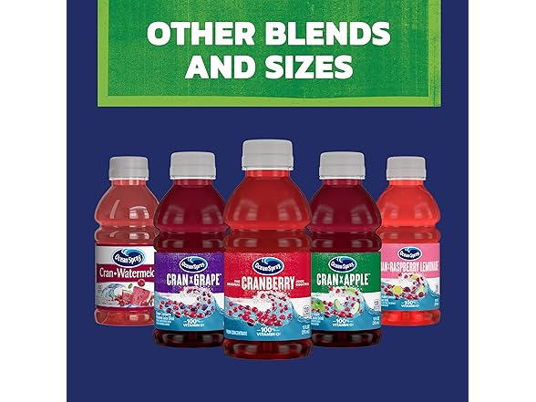 6PK Ocean Spray Cran-Apple Juice Drink, 10 Oz