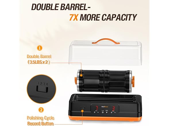 C1 Pro Ultra Brushless Rock Tumbler Kit